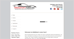 Desktop Screenshot of middletonsautocare.net